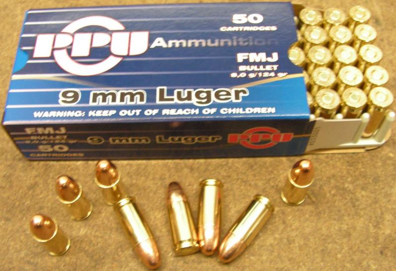 PPU 9mm Luger VM 124gr
