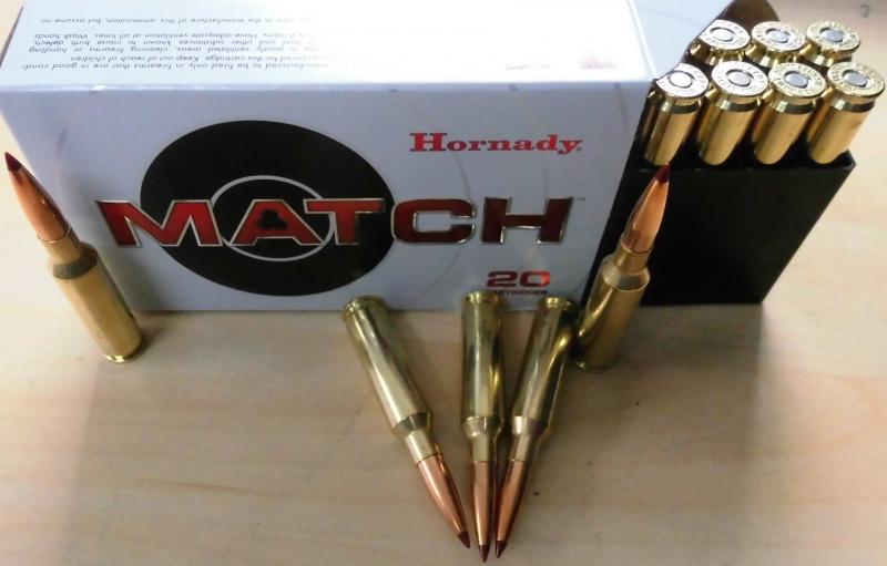 Hornady 6,5 creedmoor HPBT 120gr ELD  Match