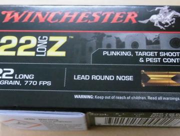 Winchester 22long Z subsonic