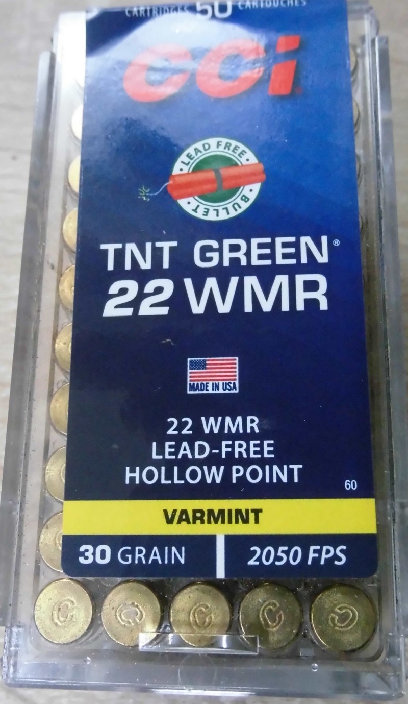CCI 22 WMR TNT Green bleifrei