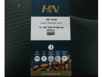 Geschosse H&N .45 COLT mit 250gr