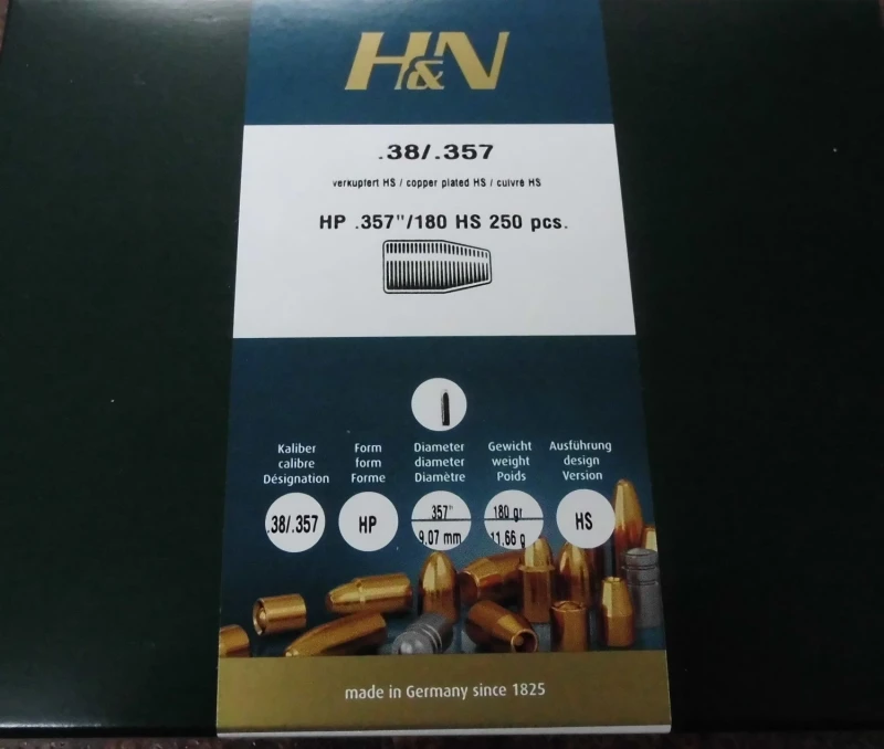 Geschosse H&N 38 / 357 180gr