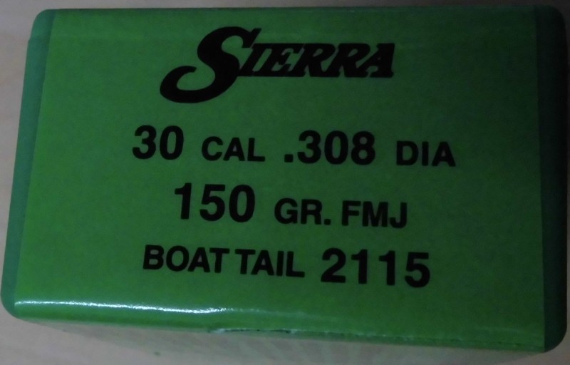Geschosse Sierra cal .30 VMJ 150gr Gameking