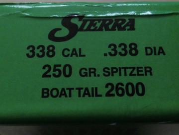 Geschosse Sierra cal 338 250gr Gameking