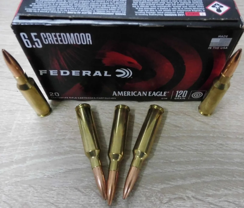 Federal 6,5 creedmoor HPBT 120gr ELD  Match