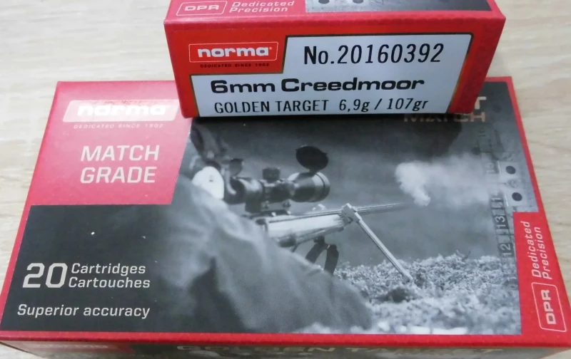 NORMA 6mm creedmoor 120gr Target