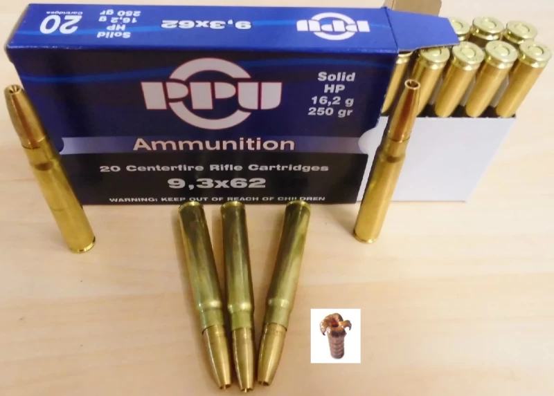 PPU 9,3x62 HP bleifrei